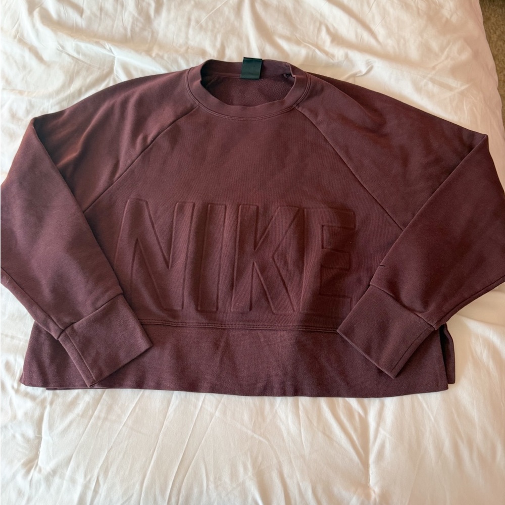 Nike Maroon Crewneck Sweatshirt Size Medium